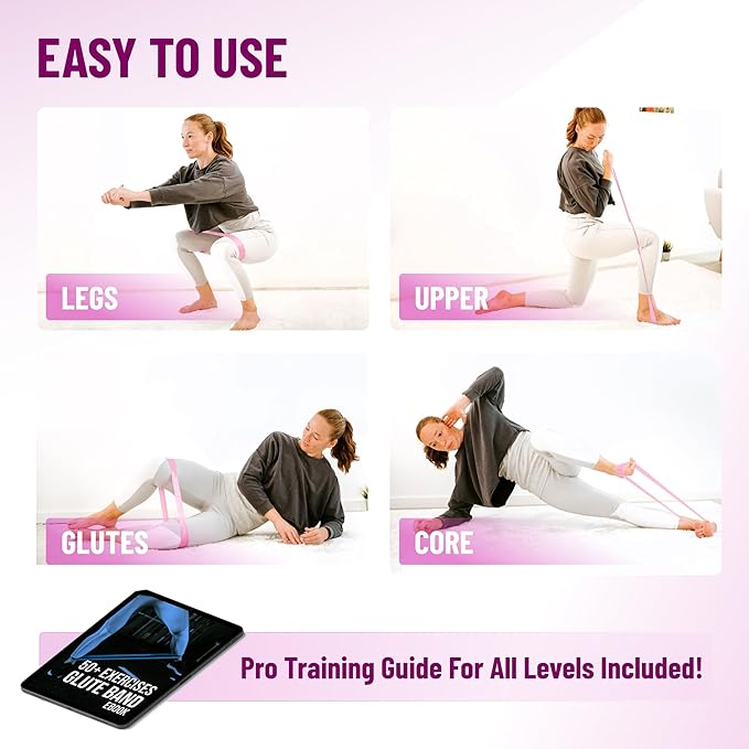 Fabric Mini Resistance Bands Sets for Trainers, Bootcamp, Gym for Men and Women in Fun Colors