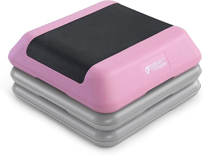 Circuit Fitness by Marcy 16 x 16 inches Adjustable Height Aerobic Step Platform with Adjustable