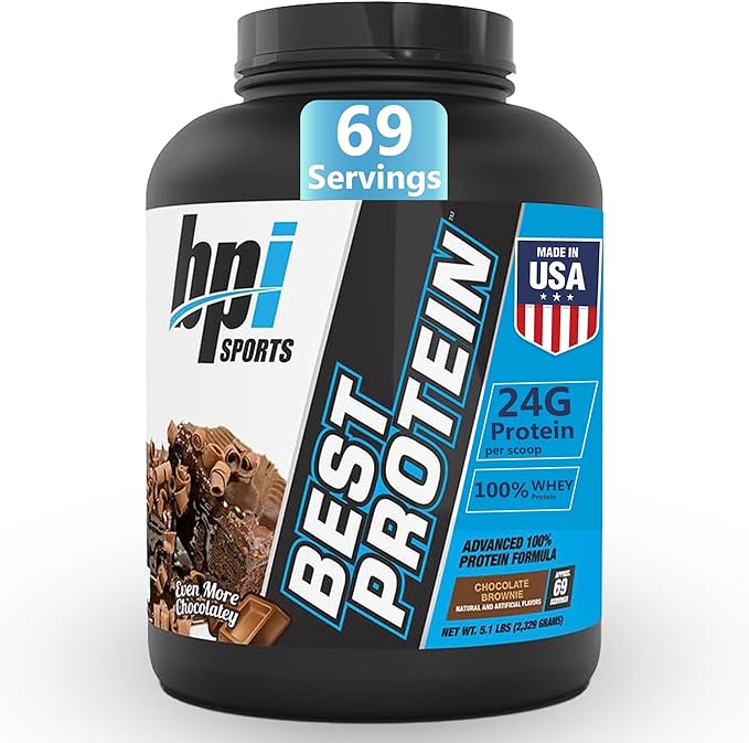 BPI Sports Best Protein ??100% Whey Protein Powder ??Muscle Growth, Recovery, Meal Replacement ??No