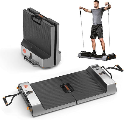 SQUATZ Apollo Board Smart Home Gym 265 LBS Resistance, Multifunctional All in One Gym, Cable Weight