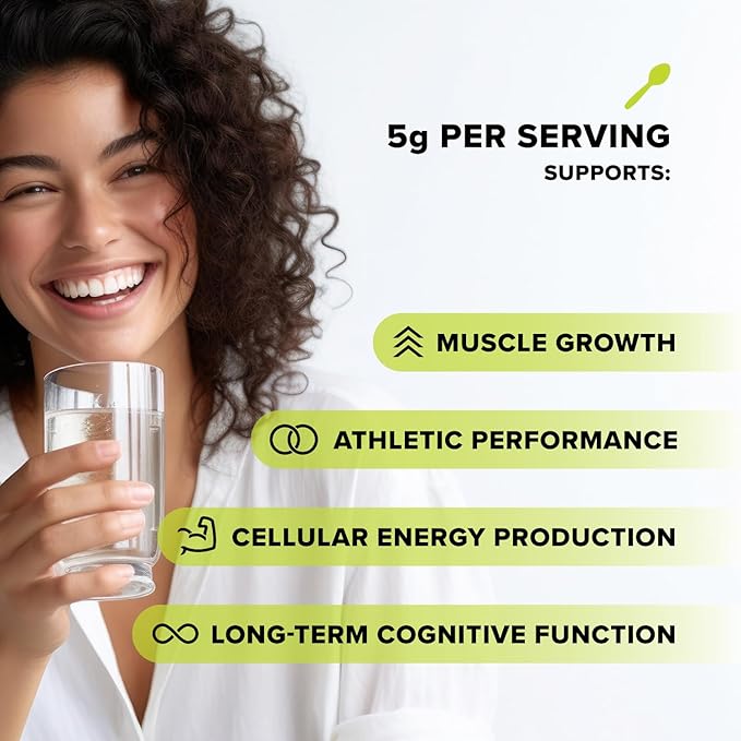 Complement Creatine Monohydrate Micronized Powder for Women and Men (5g, 60 Servings) Pre Workout