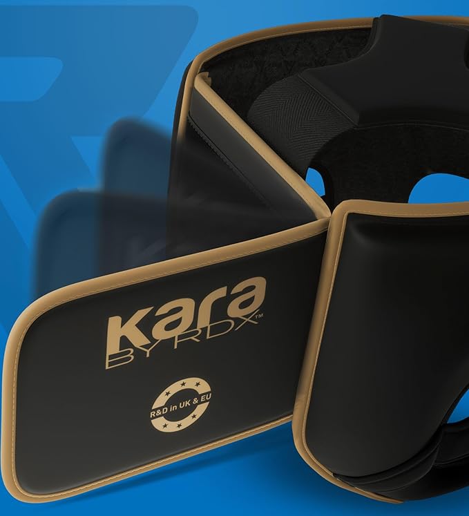 RDX Kids Boxing Headgear, MMA Training, Adjustable Padded Kara Muay Thai Juniors Head Gear