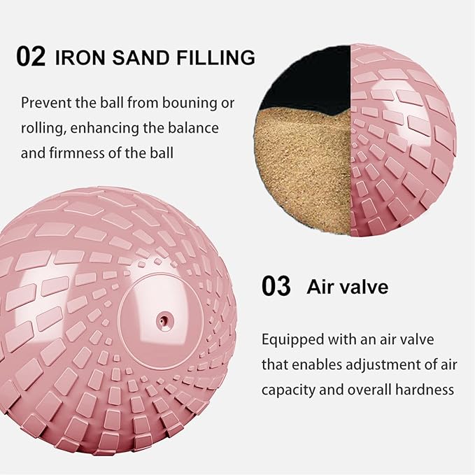 Medicine Ball 10 lbs Slam Ball Weighted Balls for Exercise Strength and Crossfit Workout
