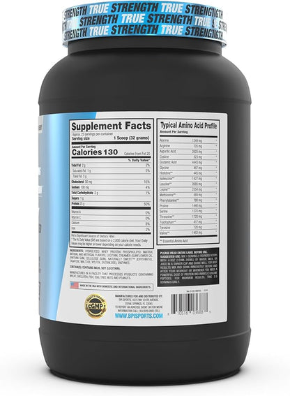 BPI Sports Hydro HD - 100% Hydrolyzed Whey Protein Powder - Muscle Growth, Recovery, 25g of