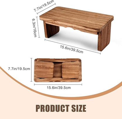 Yoga Meditation Benches - Yoga Bench,Wooden Zen Meditation Stool Kneeling Bench for Yoga Practice