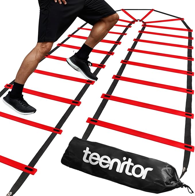 Teenitor Agility Ladder Speed Ladder Training Ladder for Soccer, Speed, Football Fitness Feet