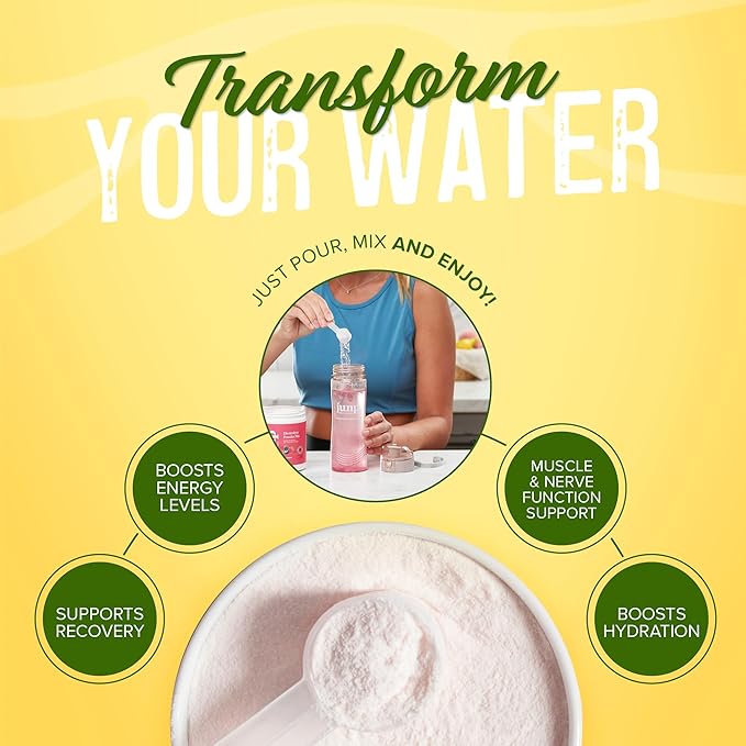 JUNP Electrolytes Powder No Sugar No Carbs – Lemonade Keto Electrolyte Drink Mix - Potassium & Salt