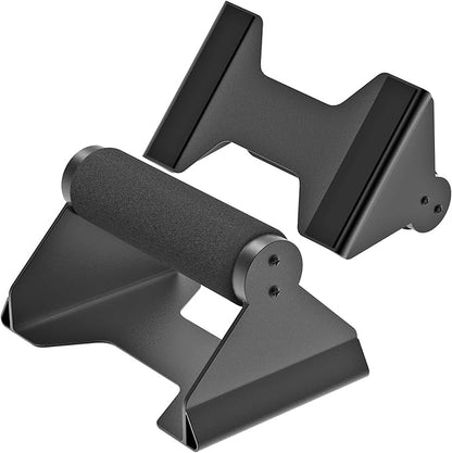 Kipika Push Up Bars, Pushup Stands, Ergonomic Wooden Handles, Anti-slip Rubber Base Pads