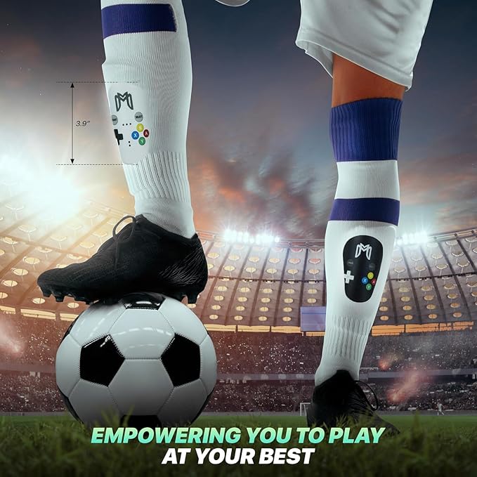 MiniGuards - Mini Shin Guards for Soccer Players - Tiny Shin Pads for Men, Women, Teens - Miniature