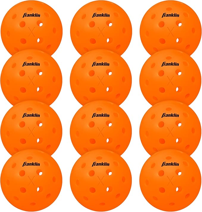 Franklin Sports X-40 Outdoor Pickleballs - Official Ball of USA Pickleball, APP Tour + US Open