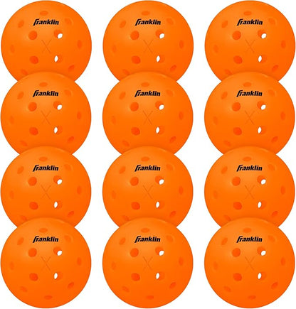 Franklin Sports X-40 Outdoor Pickleballs - Official Ball of USA Pickleball, APP Tour + US Open