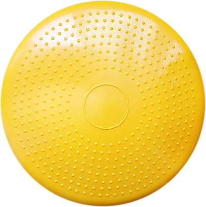 AppleRound Inflated Wobble Cushion with Hand Pump, Air Stability Board (Extra Thick), Core Balance