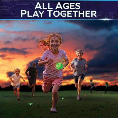 Glow in The Dark Capture The Flag - Starter Set | Ages 8+ | Outdoor Games for Kids 8-12+ | Glow in