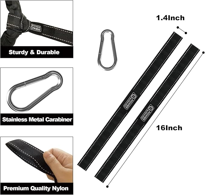 POWER GUIDANCE Battle Rope, 1.5/2 Inch Diameter Poly Dacron 30, 40, 50Ft Length Exercise Equipment