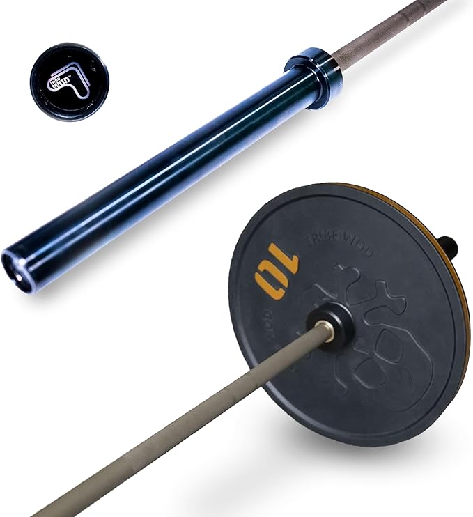 Tribe WOD Olympus Barbell Bar & Weight Bar - Durable, Bend-proof for Men and Women, Multipurpose