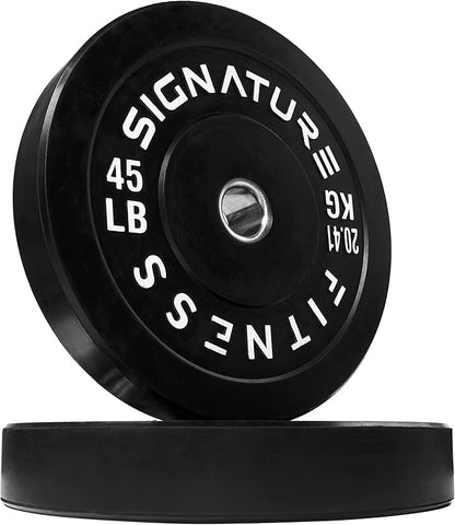 Olympic Bumper Plates Set, 2" Weight Plates for Strength Training & Weightlifting, Paris or Set or