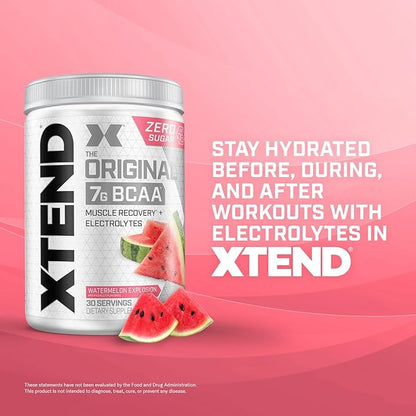 Xtend XTEND Original BCAA Powder 7g BCAA and 2.5g L-Glutamine, Sugar Free Post Workout Muscle