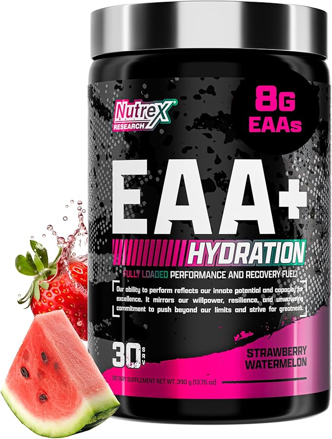 Nutrex Research EAA Hydration | EAAs + BCAA Powder | Muscle Recovery, Strength, Muscle Building