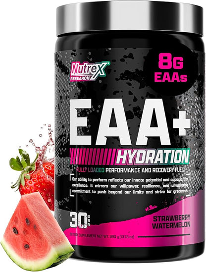 Nutrex Research EAA Hydration | EAAs + BCAA Powder | Muscle Recovery, Strength, Muscle Building