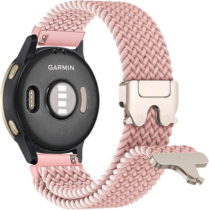Braided Bands Compatible with Garmin Vivoactive 6/5/3/Venu 2 Plus/Forerunner 165/55/645/245 Music