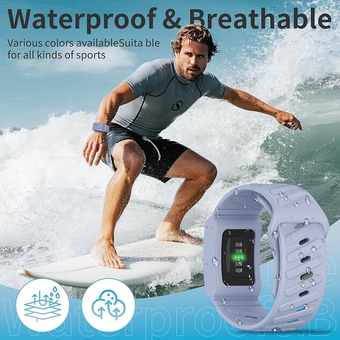 Silicone Sport Band Compatible with Whoop 4.0 Band for Men Women,Soft Comfort Durable Replacement
