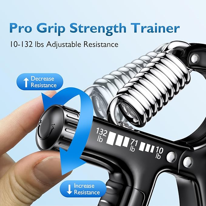 FitBeast Grip Strengthener Forearm Strengthener, Adjustable Hand Grip Strengthener for Strength