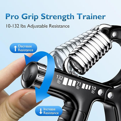 FitBeast Grip Strengthener Forearm Strengthener, Adjustable Hand Grip Strengthener for Strength