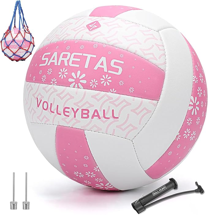Beach/Water/Sand Volleyballs, Outdoor/Indoor Official Size, Soft Touch Volleyball for Beginners