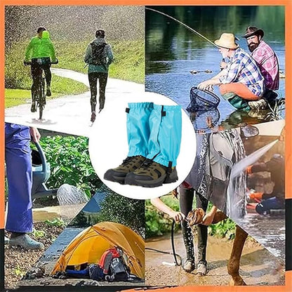Ankle Gaiters,Lightweight Adjustable Leg Gaiters for Men Women, Waterproof Hiking Gaiters for