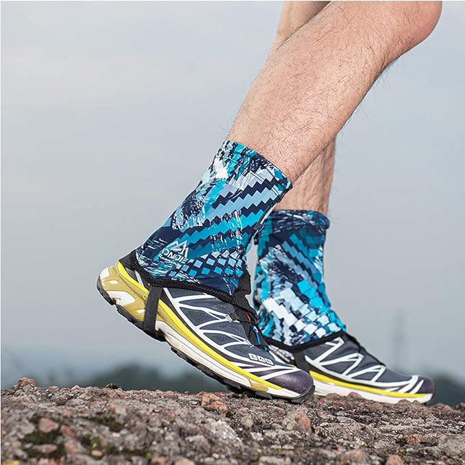 Azarxis Trail Gaiters Low Ankle Gators Shoes Boots Cover Breathable & Sand Protection for Men Women