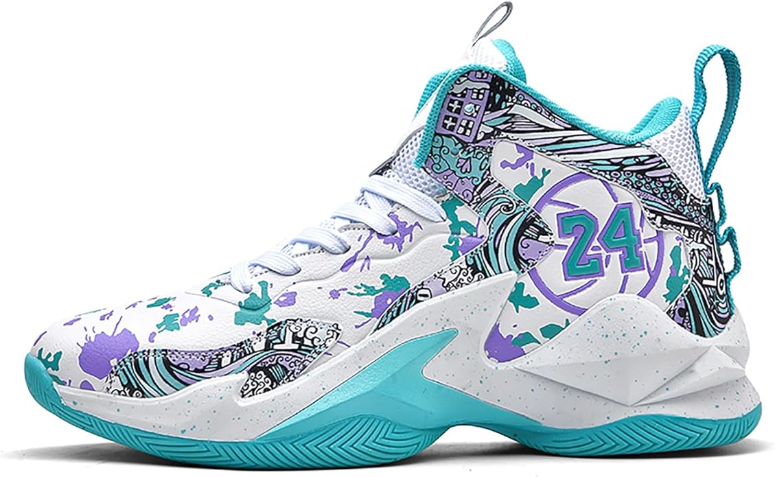 Boys Basketball Shoes Breathable Indoor Athletic Shoes Youth Outdoor Fashion Sneakers Comfortable