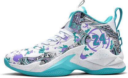 Boys Basketball Shoes Breathable Indoor Athletic Shoes Youth Outdoor Fashion Sneakers Comfortable