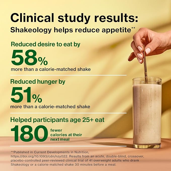 Shakeology 0g Added Sugar Whey Protein Powder Blend, Gluten-Free Shake with Vitamins and Minerals