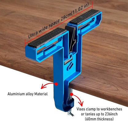 XCMAN Ski Snowboard Vise for Tuning and Waxing Durable and Stable - Aluminium Material