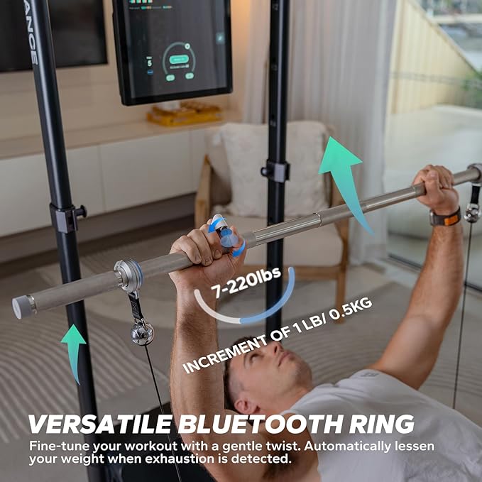 Gym Monster Smart Home Gym, Multifunctional Strength Training Machine, Smith Machine Power Cage