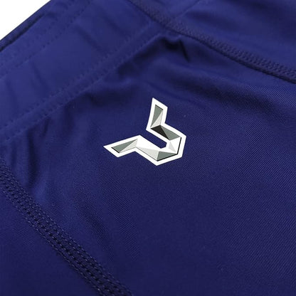 HUGE SPORTS Men's Rash Guard Swim Shorts Compression Swimming Jammer Cool Dry Active Swimsuit