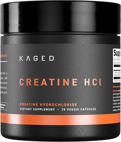 Kaged Creatine HCl Capsules | Unflavored | Muscle Building & Recovery | Patented Creatine