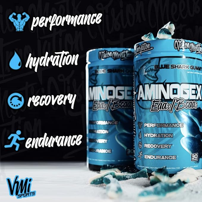 VMI Sports Aminogex Ultra | EAA + BCAA Powder | Amino Acid + Hydration Recovery Drink with