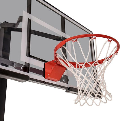 Silverback In-Ground Basketball Hoops, Adjustable Height Tempered Glass Backboard and Pro-Style Flex Rim. - Multiple Styles Available