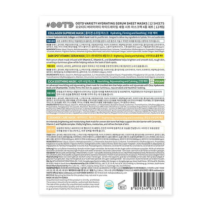 #OOTD Face Mask Korean Skincare for Dry Sensitive Skin | Hydrating, Revitalizing, Calming