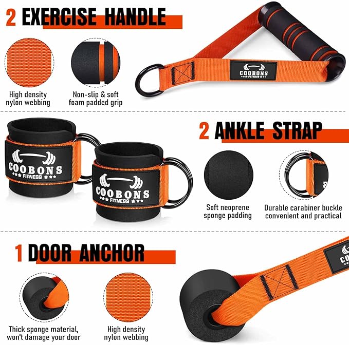 Heavy Resistance Bands for Working Out, 300LBS Exercise Bands with Handles, Workout Bands for Men