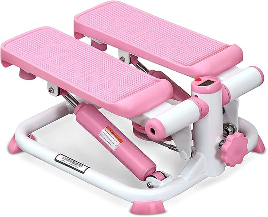 Sunny Health & Fitness Mini Steppers for Exercise at Home, Stair Step Workout Machine, Full Body