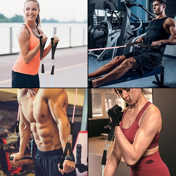 WHATAFIT Resistance Bands, Exercise Bands，Resistance Bands for Working Out, Work Out Bands with