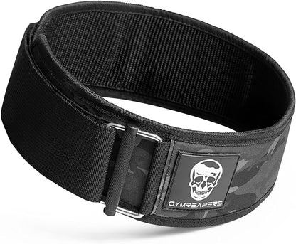 Gymreapers Quick Locking Weight Lifting Belt for Men Gym Belt for Powerlifting Deadlift Belt with 4