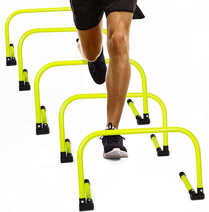 Body Sport Adjustable Athletic Speed Training Hurdles, Jumping & Speed Training Fitness Equipment