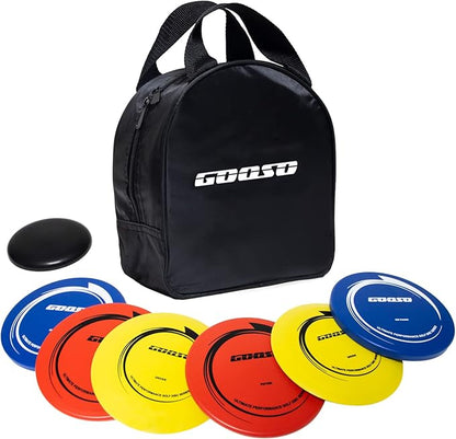 Disc Golf Set - Driver, Mid-Range and Putter Discs with Disc Golf Bag for Outdoor and Backyard