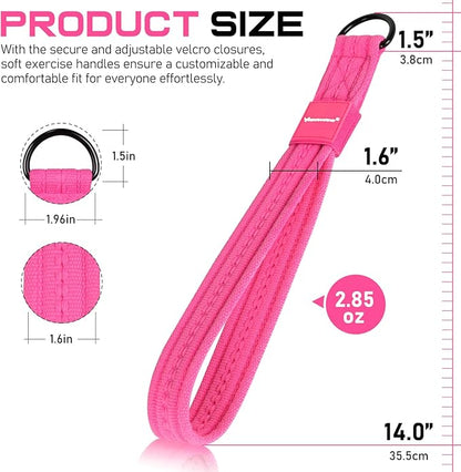 Tricep Rope Cable Attachment Handles for Gym, 13inch Exercise Handles, Tricep Pull Down Attachments