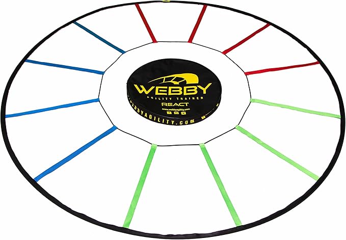 Webby Agility Trainer – Circle Speed and Agility Ladder for High Intensity Reactive Footwork Drills