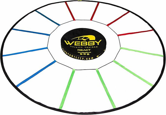 Webby Agility Trainer – Circle Speed and Agility Ladder for High Intensity Reactive Footwork Drills