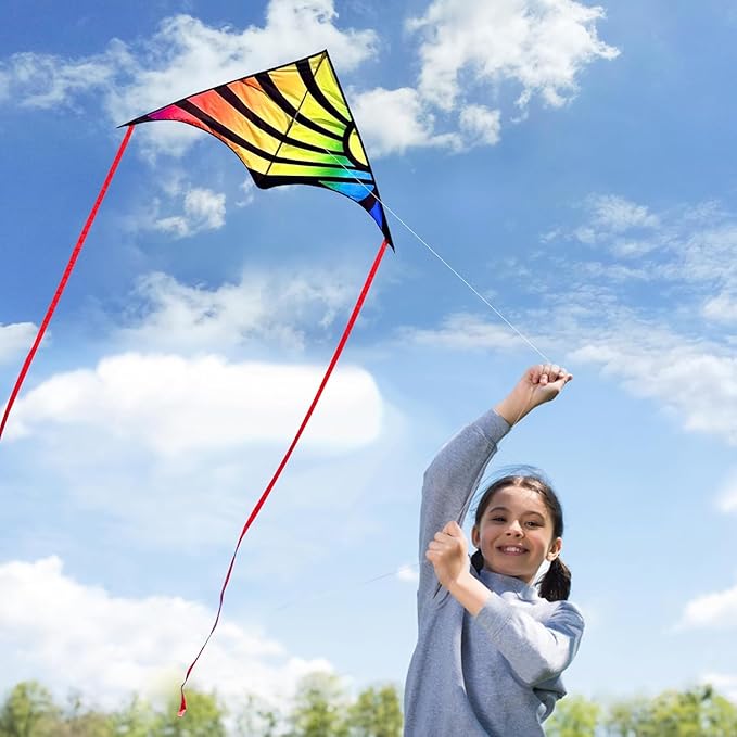 for Kids & Adults Easy to Fly, Large Kites for Adults,Beginner Kite for Kids Ages 4-8, 8-12